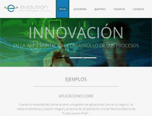 Tablet Screenshot of evolution-it.com